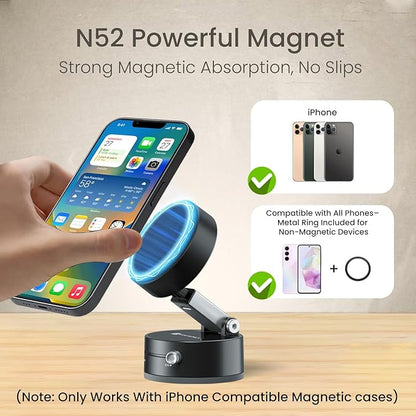 Vacuum Magnetic Suction Phone Holder - Vistora